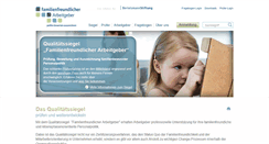 Desktop Screenshot of familienfreundlicher-arbeitgeber.de